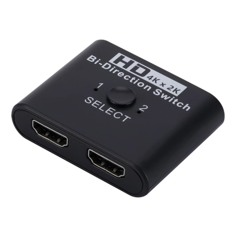 Convenient Bidirectional Switcher Box 4KManual BiDirectional Splitter for Multiple Monitors 3840x2160@30hz plitter Dropshipping