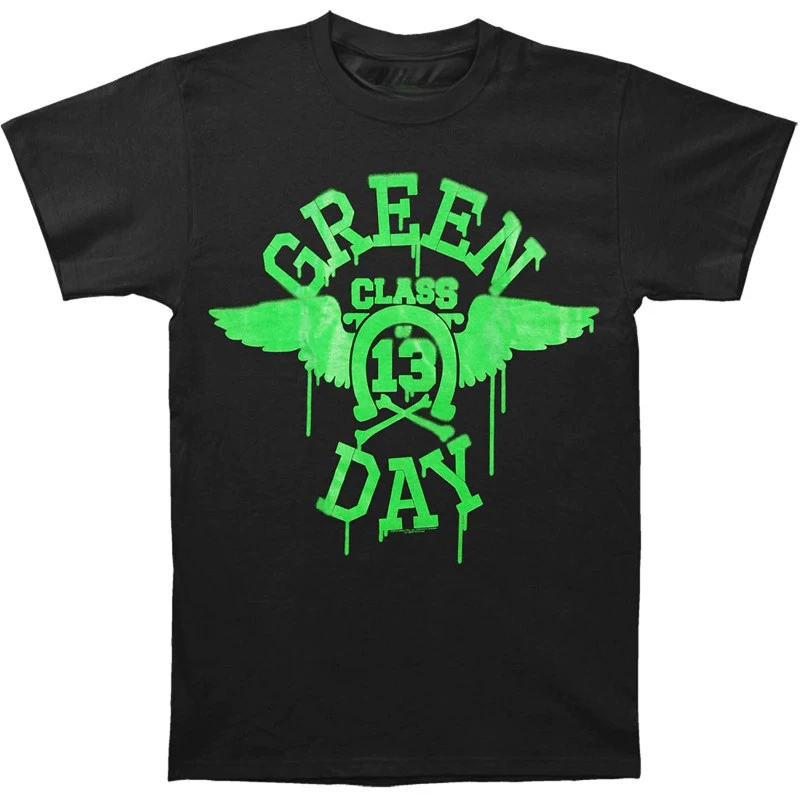 Rare GREEN DAY Graffiti Art Rap Hip Hop Band Graffiti Art Skateboarding T-shirt