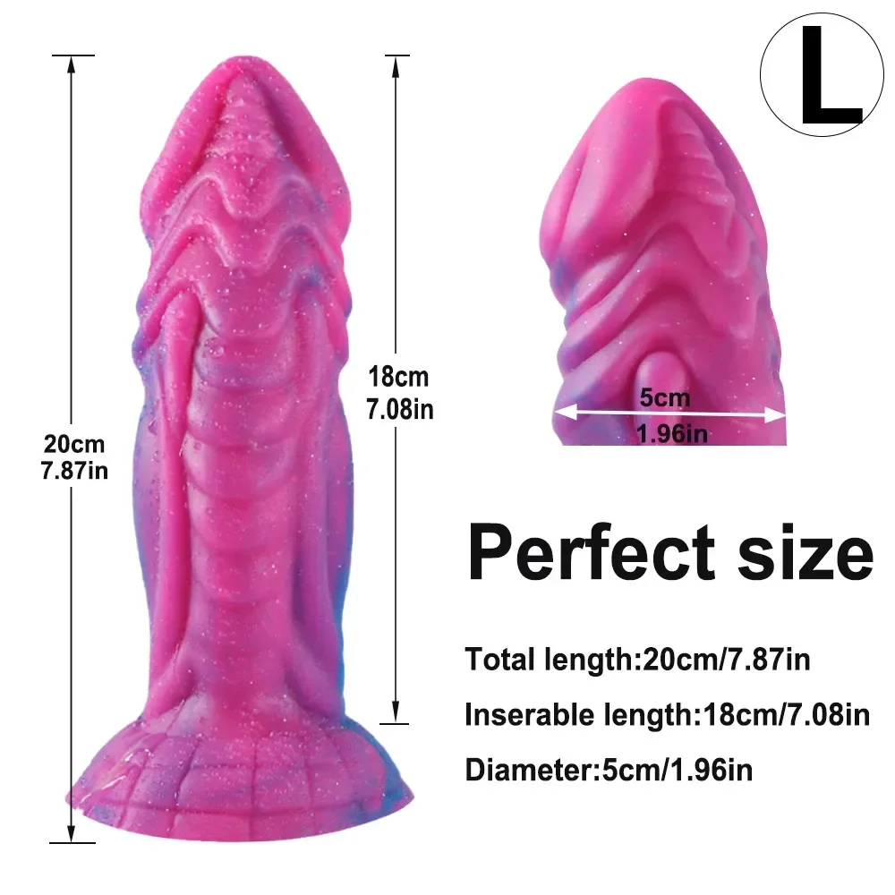 Silicone Animal Monster Dildo Dog Dick Realistic Suction Cup Anal Dragon Dildos Adult Penis Cock For Women Female Masturbation