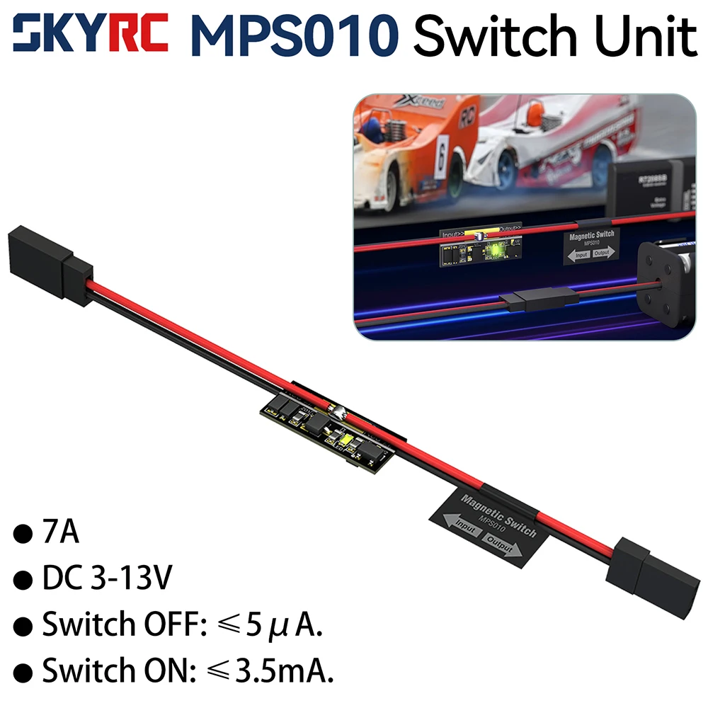 SkyRC RC Switch Unit MPS010 Magnetic Power Switch Magnetic Switch for Car Boat Sailplanes