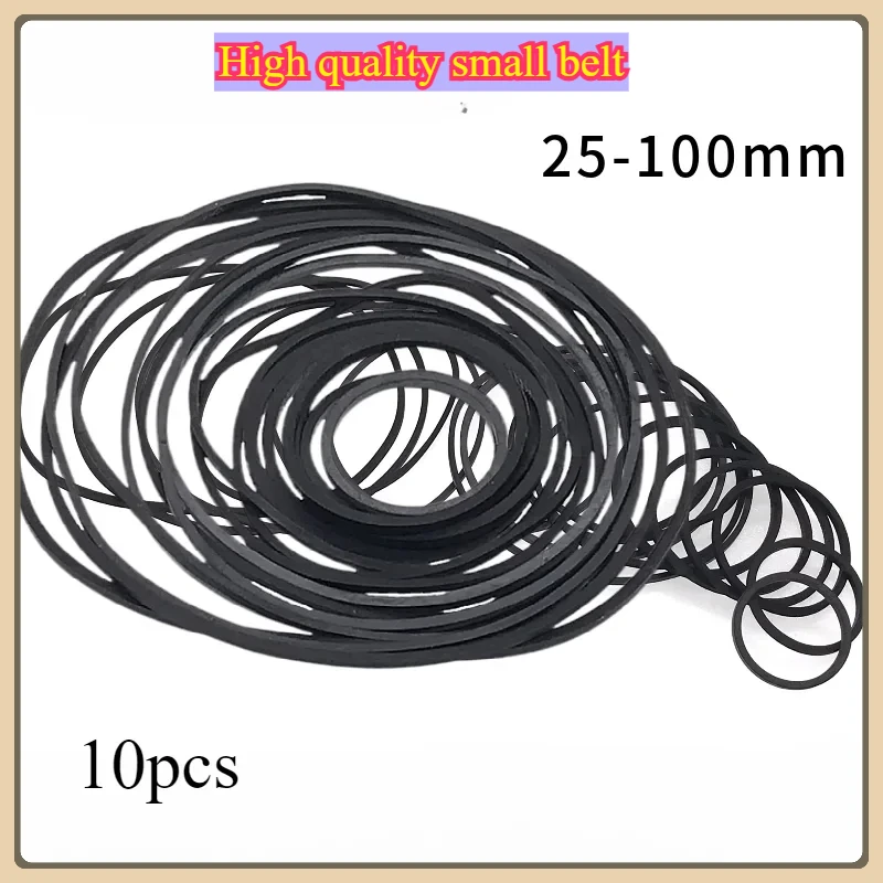 10pcs CD DVD Rubber Belt Turntable New Assorted Strap Cassette Tape Recorder Cassette Tape