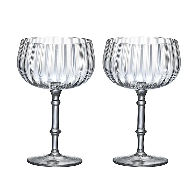 2PCS Coupe Cocktail Glasses Martini Glass Set of 2