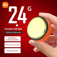 Xiaomi Strong Light Flashlight Portable Strong Magnetic Work Light Keychain Small Flashlight Multifunctional Charging Household