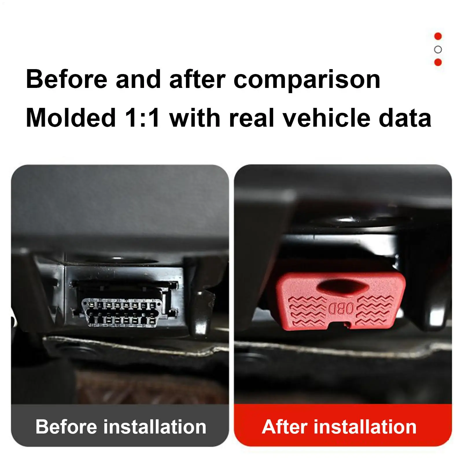 OBD Silicone Dust Cover Silicone Dustproof Anti-Theft Auto Supplies Car OBD Interface Cover For SUV RV Vehicle Trip Travel