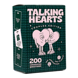 Talking Hearts Conversation Cards Couple Card Game for Date Nights Travel Adventures Great Valentine's Gift for Couples