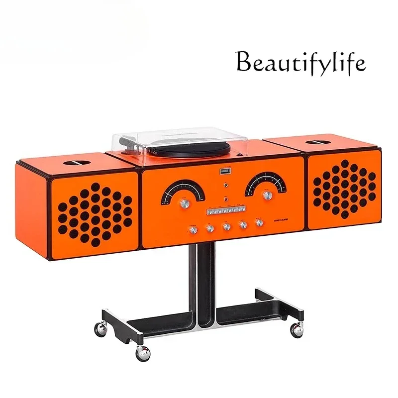 AXX Modern Cute Radio Locker Smiling Record Player Dining Side Cabinet Living Room Clothing Store Storage Cabinet