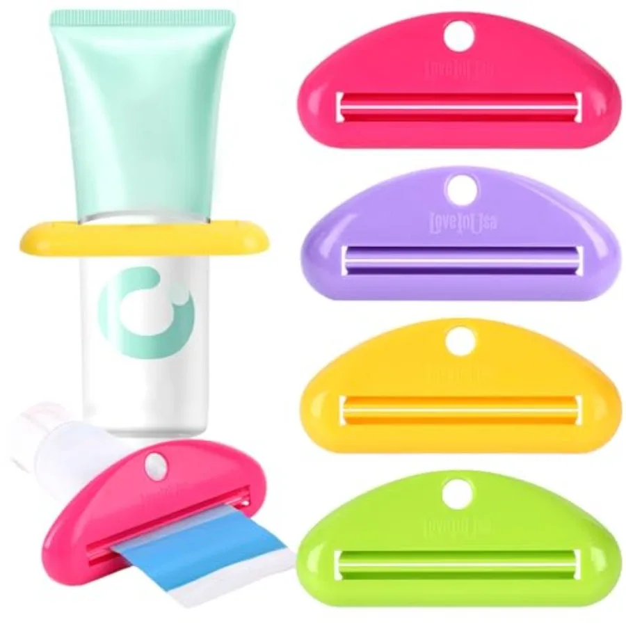 

4 шт., подвесной тюбик для зубной пасты, дозатор, роликовый держатель для соковыжималки для экономии зубной пасты, очищающее средство для лица, кремы, краска в Ба