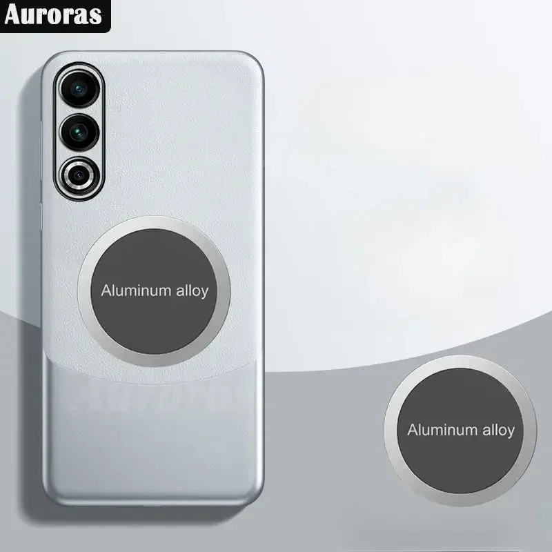 

For Oneplus Nord CE4 5G Lite CE4 Case Car Magnetic Suction Leather Soft TPU Shell For Oneplus Nord CE4 Lite Cover Fundas