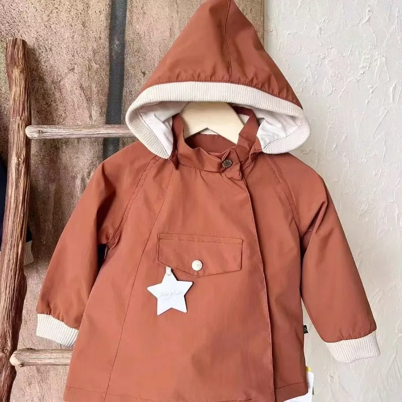New Autumn Products for Children's Jackets, Including Thick Hooded for Boys and Girls, Personalized Zippered Jackets