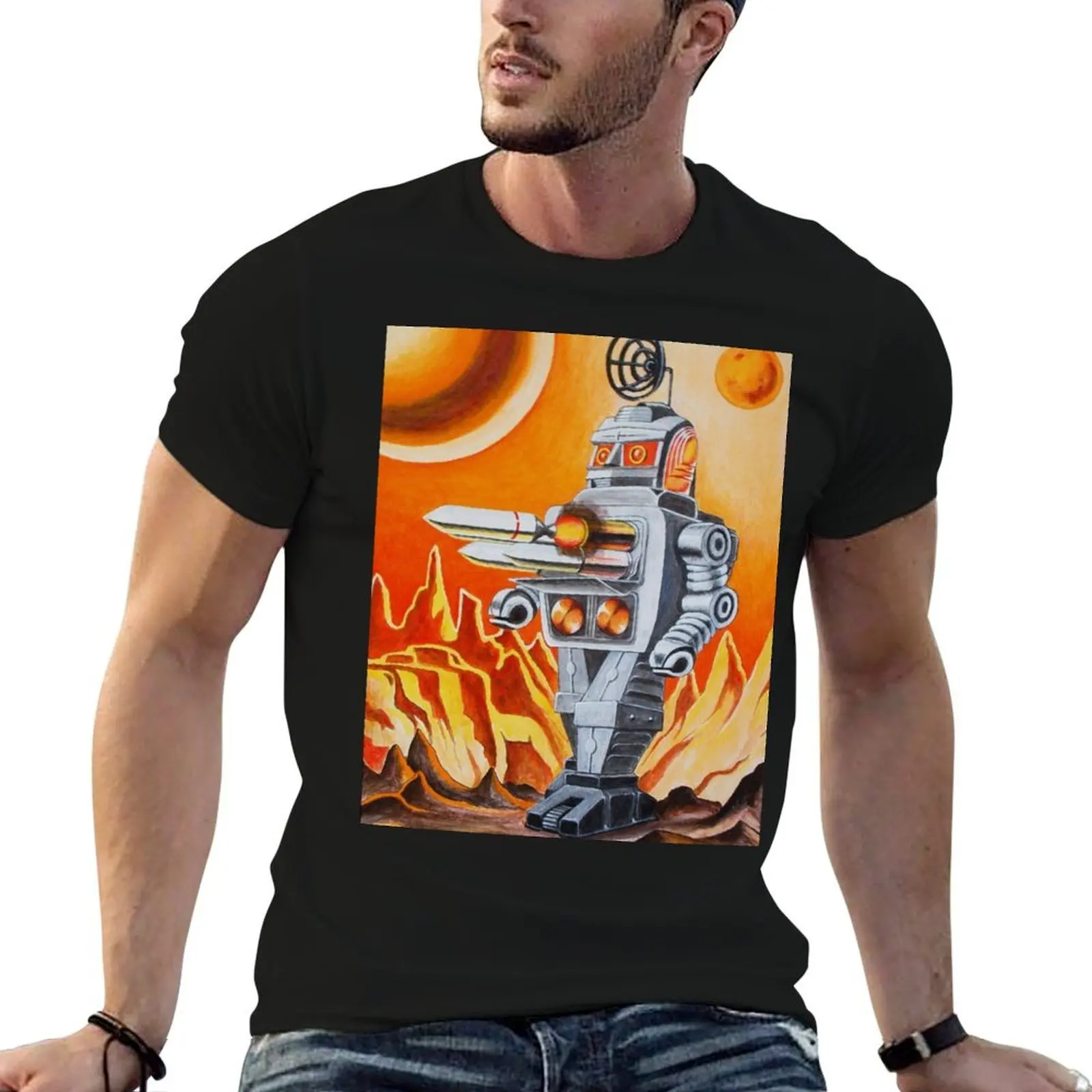 MISSLE ROBOT T-Shirt anime shirts graphic compression shirt men