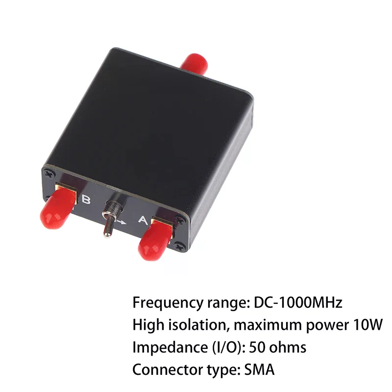 10W High Frequency RF Switch Manual Antenna Switch Portable SMA Connector For Radio Transceiver Device