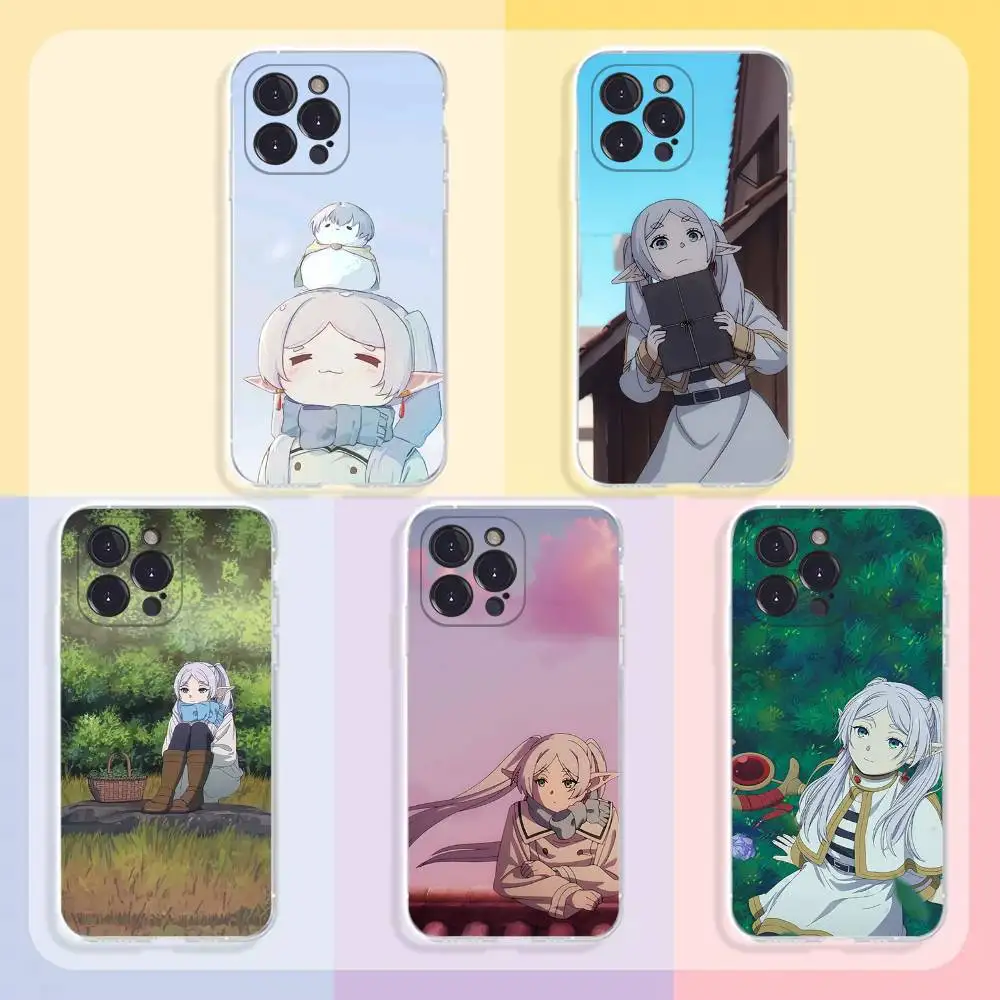 

S-Sousou No F-Frieren Phone Case For iPhone12,16,11,14,13,17,15 Plus,Pro,Max,Plus,Transparent Cover