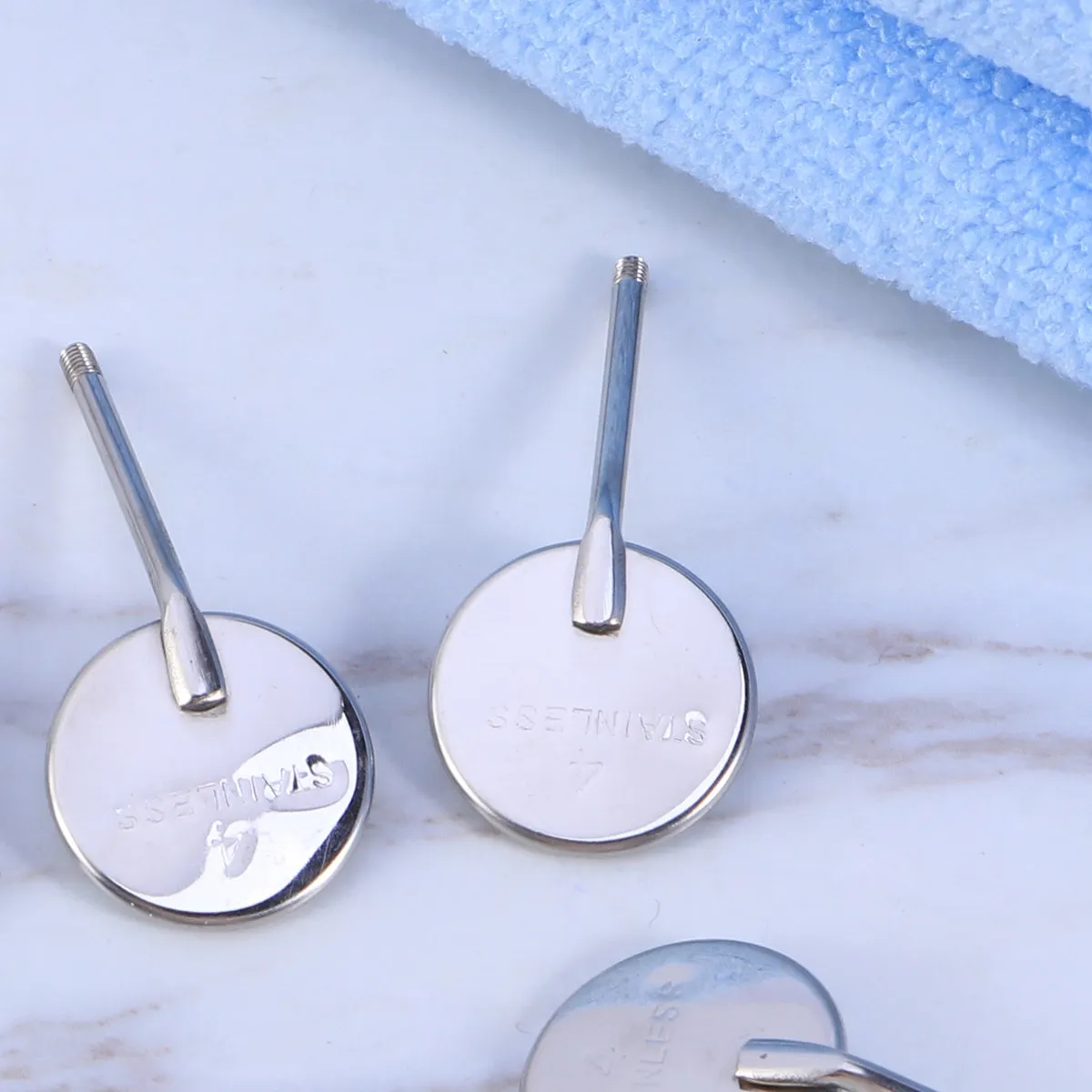 

10Pcs Mouth Mirror Inspection Tool Stainless Steel High Temperature High Pressure Professional Replacement