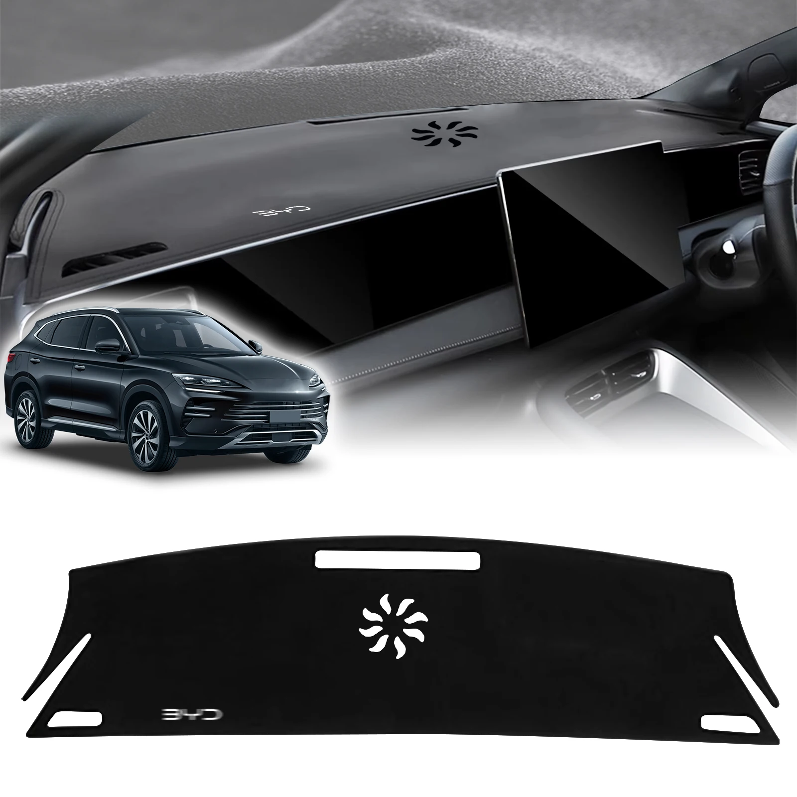 

for BYD Sealion 6 Sealion6 EV 2025-2026 Car Accessories DashMat Sunshade Dashmat Dashboard Cover Pad Protective Carpet Leather
