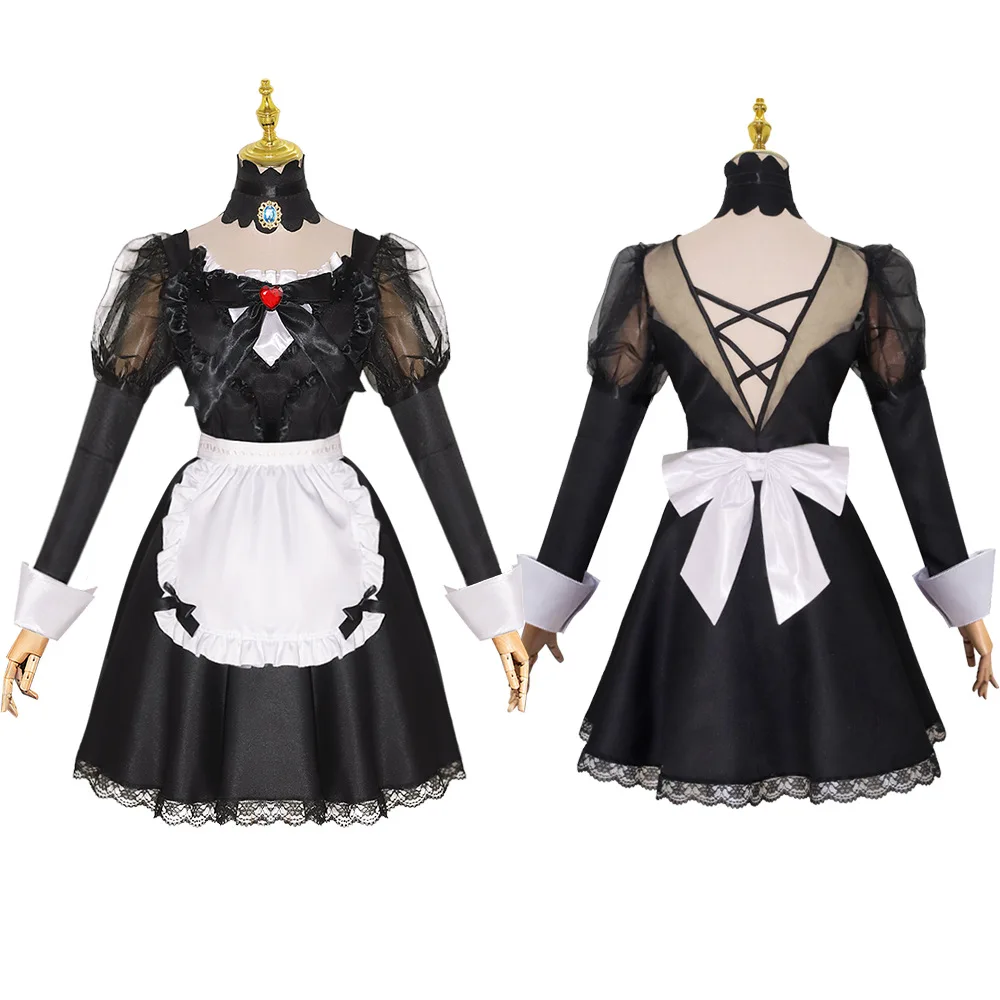 Fiona Gilman Priestess Cosplay Costume Game Identity V Women Costume Dress Priestess Crismon Cosplay Props Plus Size