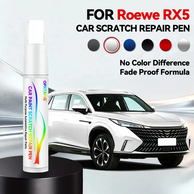 

Карандаш для ремонта царапин на автомобиле Roewe RX5, аксессуары для подкраски: черный, перламутровый белый, серебристый, глубокий синий, красный