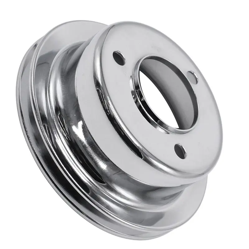 Chrome Steel Single Groove Crank Crankshaft Lower Pulley 1 For Ford Mustang 289 1965-1966 Engine-A28K
