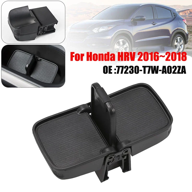 Fornt Center Console Cup Holder Insert Divider For Honda HRV HR-V 2016 2017 2018 Car Accessories 77230-T7W-A02ZA 77230T7WA02ZA