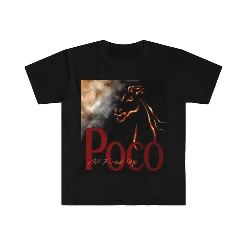 Weiches Baumwoll-T-Shirt der Band Poco All Fired Up