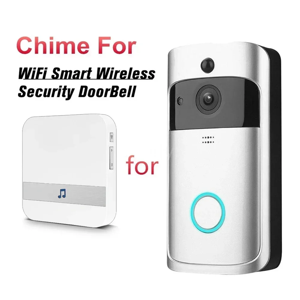 1PCS Wireless WiFi Door Chime  Bell  AC 110-220V Smart Indoor Doorbell US EU UK AU Plug XSH app For EKEN V5 V6 V7 M3