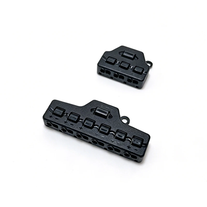4Pcs Port Sharing Box 3/6 Ports Distribution Railway Train Layout Parallel Connector Line Connection Terminal Splitter