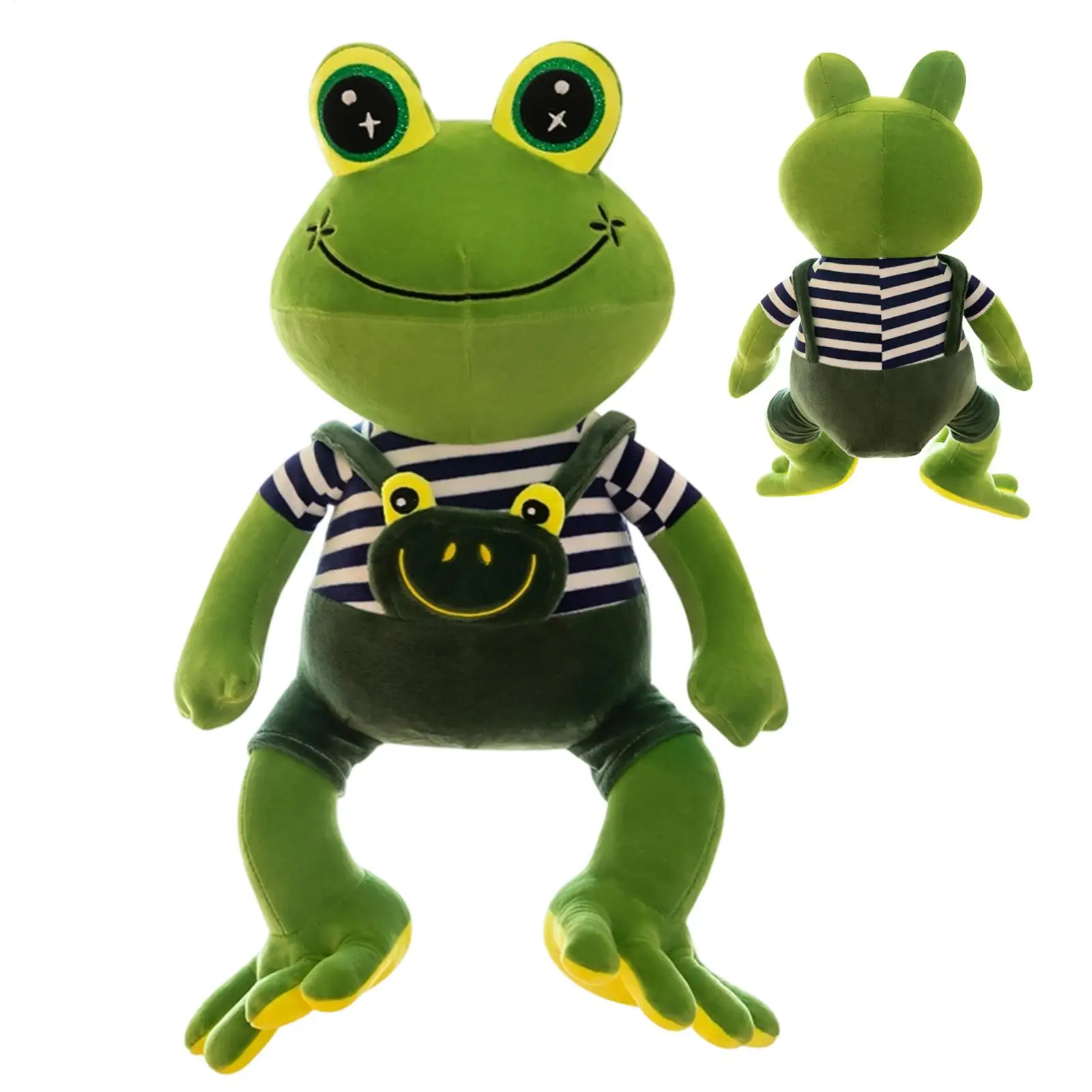 

Frog Plush Cute Smiling Soft Throw Pillows Stuffed Animals Plush Toys Doll for Kids Girls Boys Women Home Bedroom Office Couch