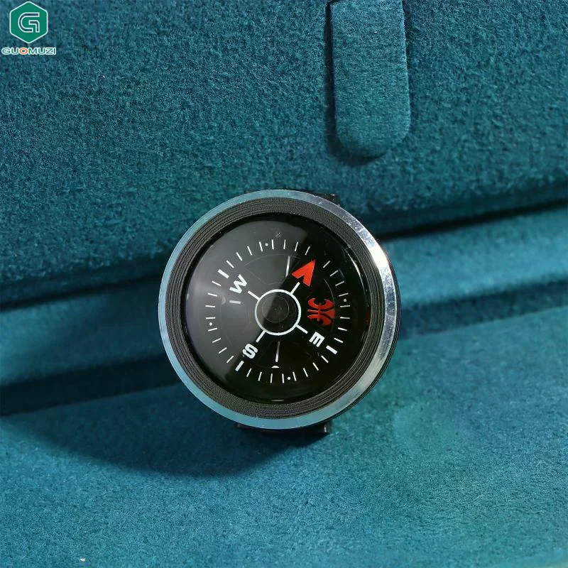 Mini Compass for Watch Strap Button Removable Design Emergency  Tool for Outdoor Adventure