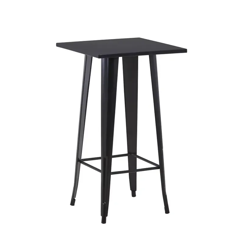 for Fashion Casual Retro Metal Table Durable Steel Structure Square Restaurant  Counter