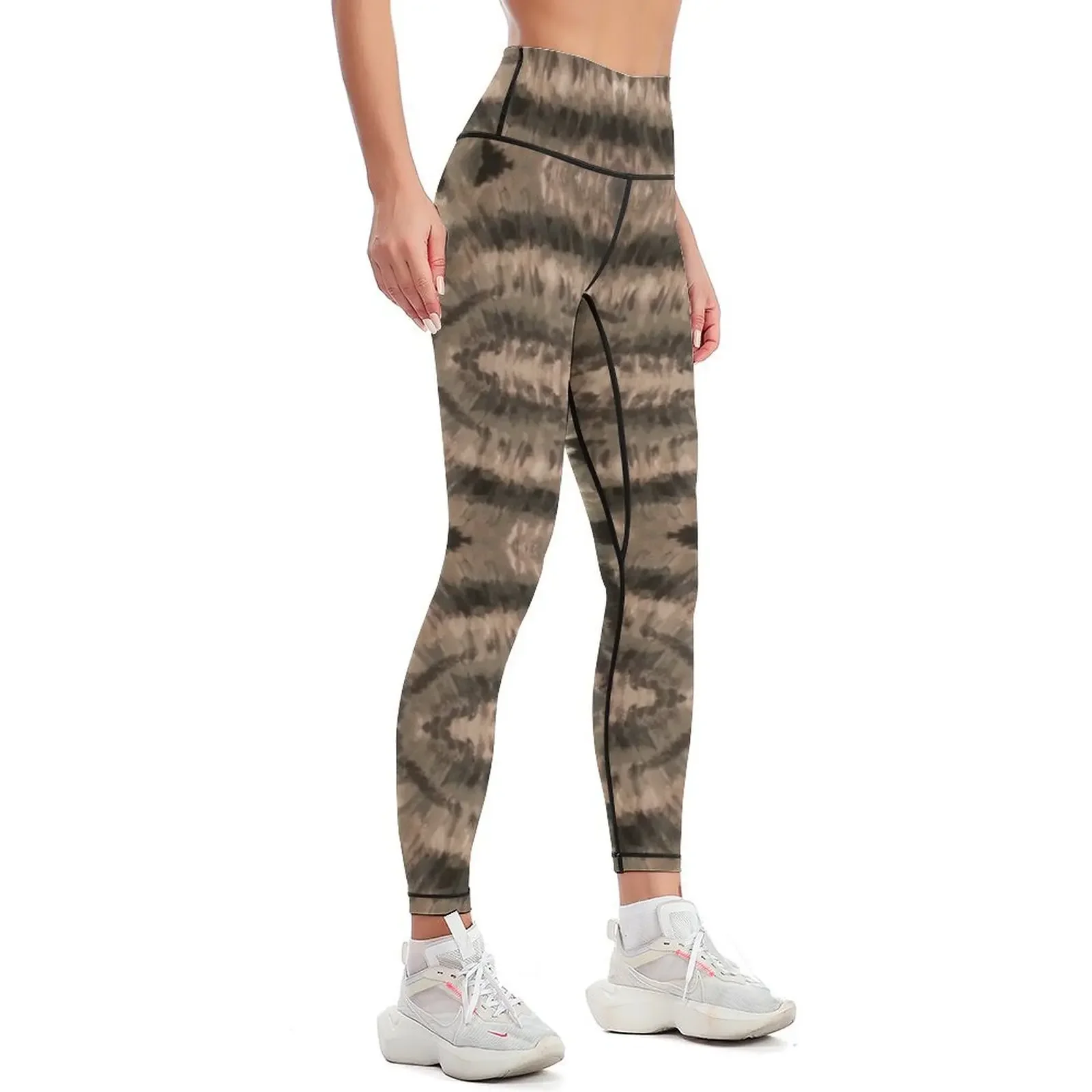 Cat Pattern: Grey Tabby Leggings Sports pants for sporty woman gym jogging pants Sports pants woman Womens Leggings