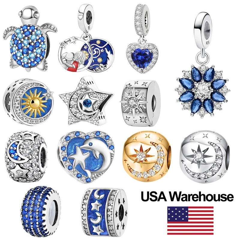 925 sterling zilver mode dolfijn schildpad blauwe bedels kraal diy armband maken cadeau van hoge kwaliteit fijne sieraden voor vrouwen