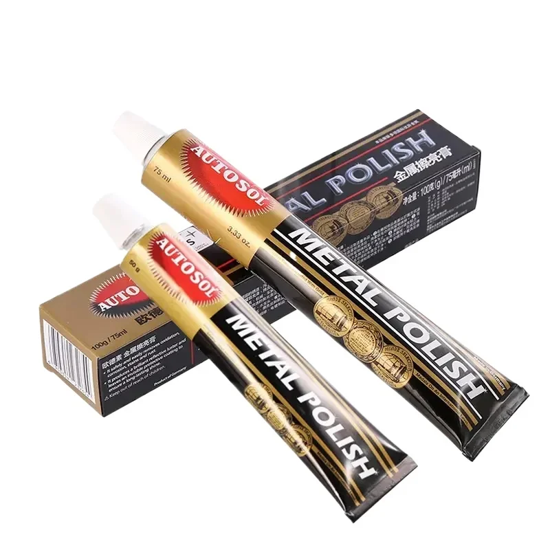 

Multipurpose Metal Polishing Paste High Luster Abrasive Compound Cream Rust Remover Scratch Repair for Metal Surface Brightening