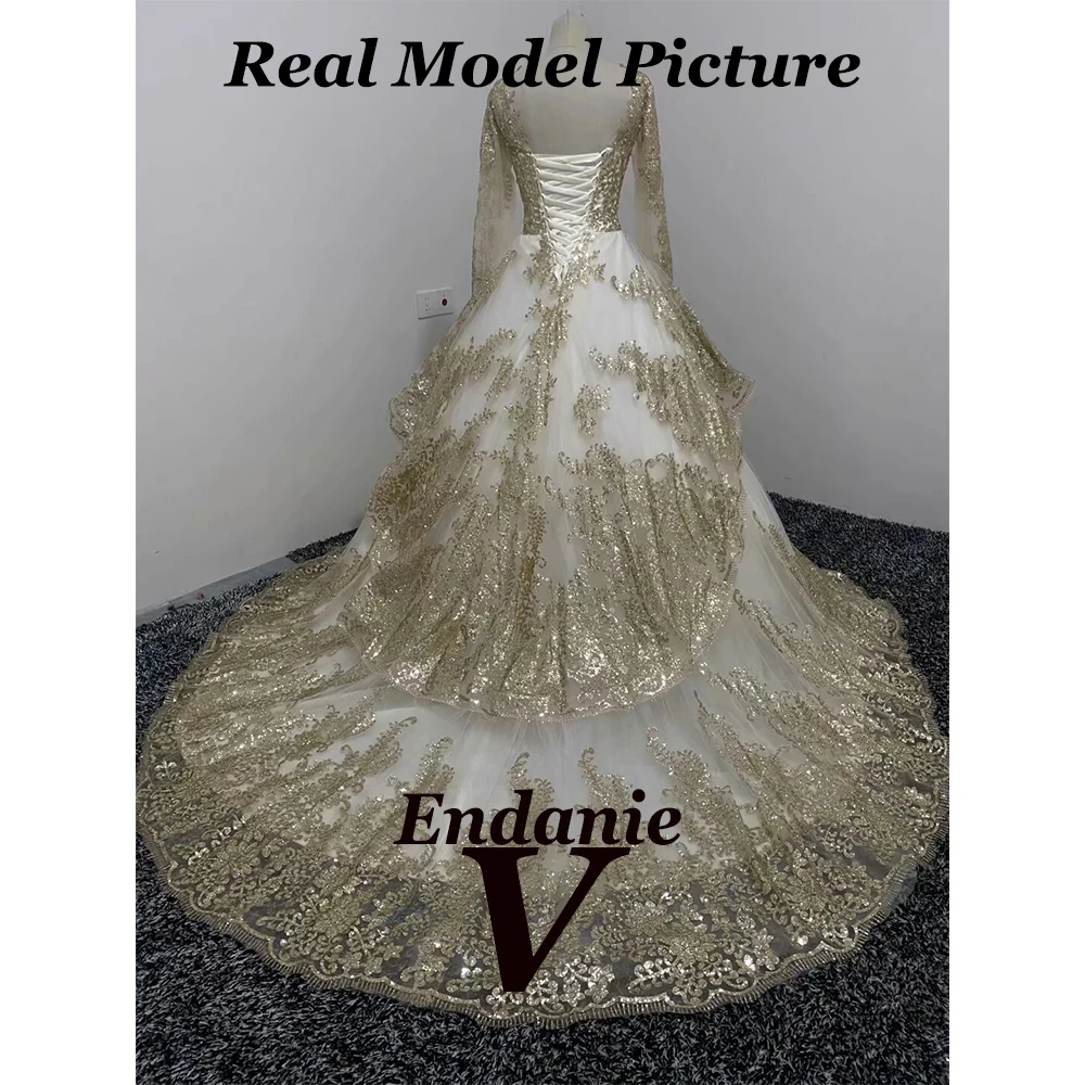 فساتين Quinceanera ذات ثنيات جميلة لـ 15 T ذيل محكمة وكشكشة مزينة للحفلات الراقصة 15 Anos Vestido مخصصة #4