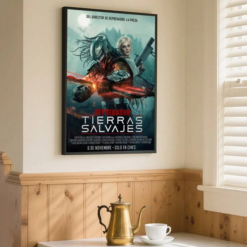 ملصق فيلم Predator Badlands ملصق فني ذاتي اللصق مقاوم للماء ملصق ورق مقهى بار ديكور جدران الغرفة