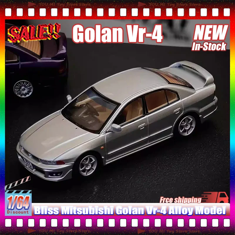 

1:64 Bliss Mitsubishi Golant Vr-4 2025 Hangzhou Exhibition Hec Simulation Alloy Miniature Die-Cast Car Model Custom Toys Display
