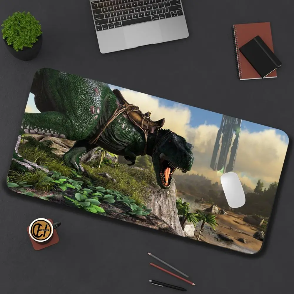 Dinosaur Gamer Ark Survival Evolved XAXC Mouse Pad Large Gaming Mouse Pad HD Print Waterproof XXL Desk Mat For PC Laptop