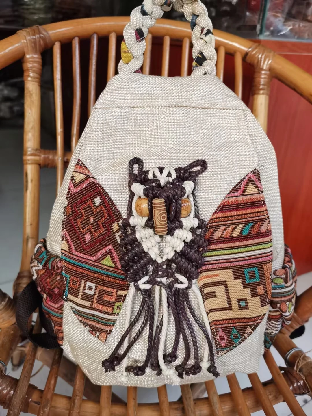 

Большой холст ABD двойной оulder женский Sle Xiuangbanna этнический узор Минори подходит для детей и взрослых