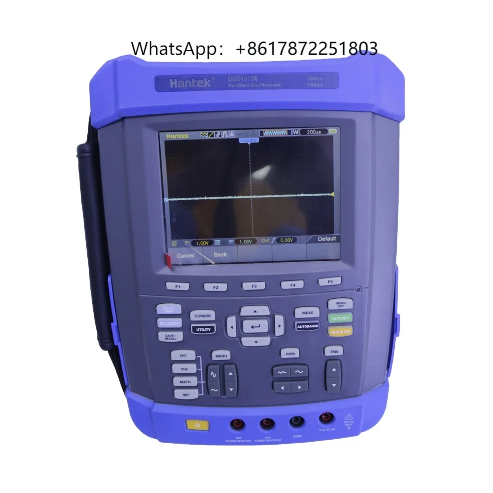 

Hantek DSO1072E Digital Portable Oscilloscope Recorder DMM FFT Spectrum Analyzer Frequency Counter 1GS/s 70MHz