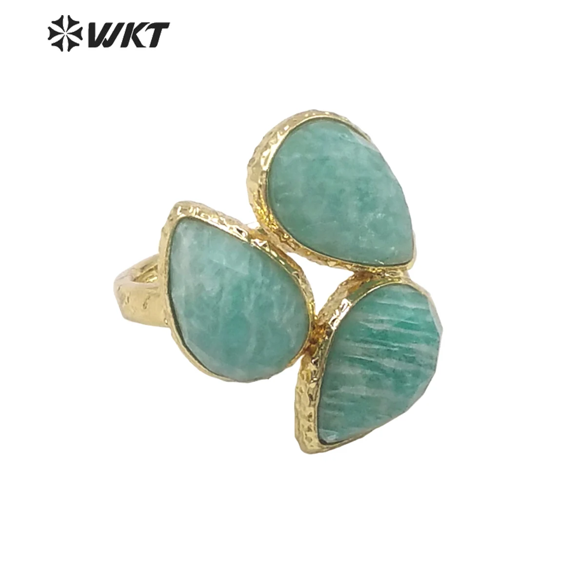 WT-R492 Multi Colored To Choose Natural Gemstone Rings For Women Exquisite ACC Party Or Daily Fine Accessories