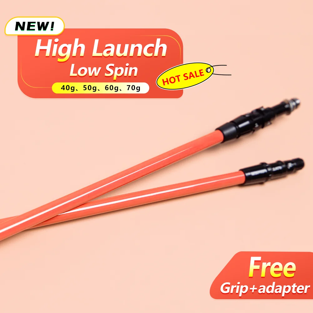 

2025 New Trends Carbon Fiber Golf Shaft 40g 50g 60g 70g Flex High Launch Low Spin for Driver.
