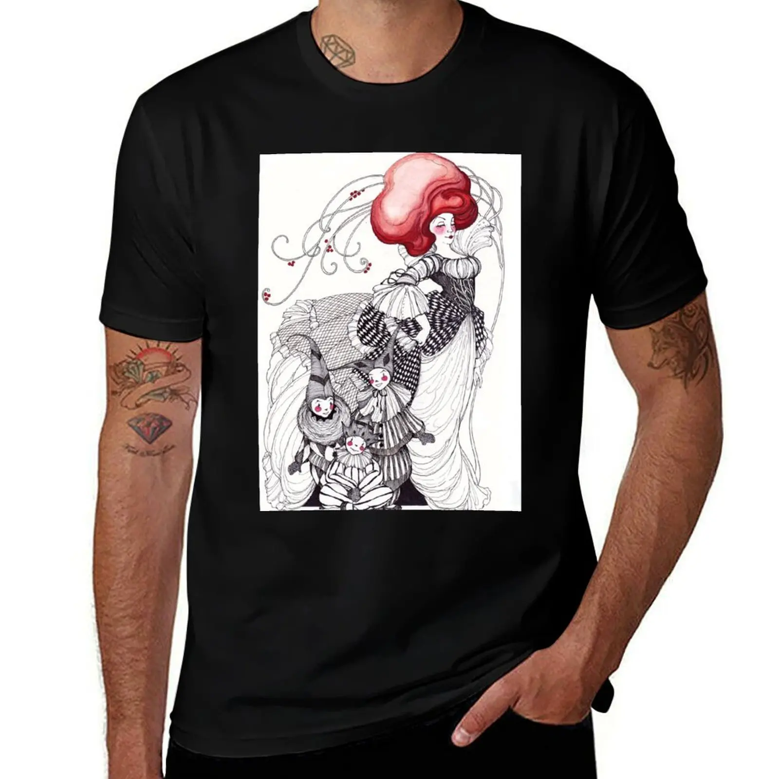 

Mother Ginger and her Pulchinelles T-Shirt Plus Size Quick Dry Sports Tee
