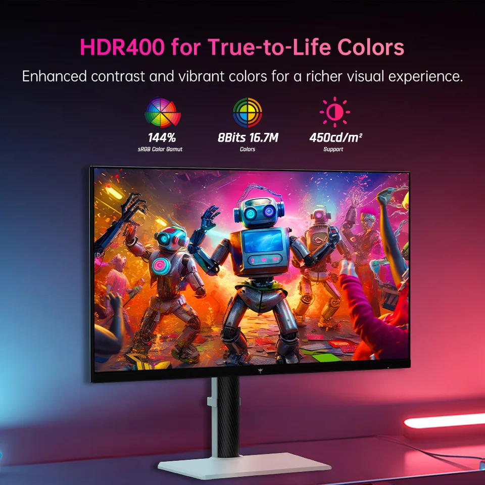 KTC H27E6 27インチ ゲーミングモニター、2560*1440 QHD ファーストIPS