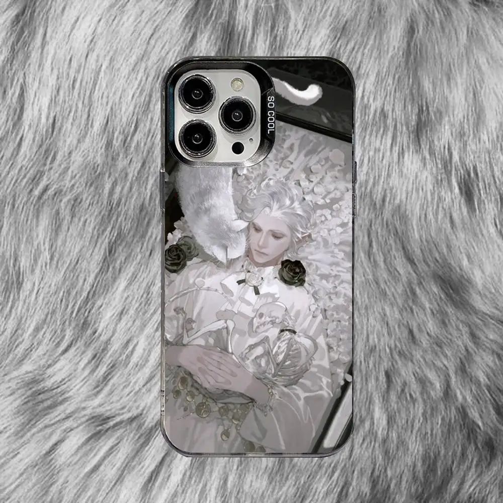 B-Baldurs Astarion Gate 3 BG3 Phone Case For iPhone 16,15,14,13,12,11,8,7,Pro,Max,Plus,Mini,XS,SE Anti Fall Black Matte Hard - Image 4