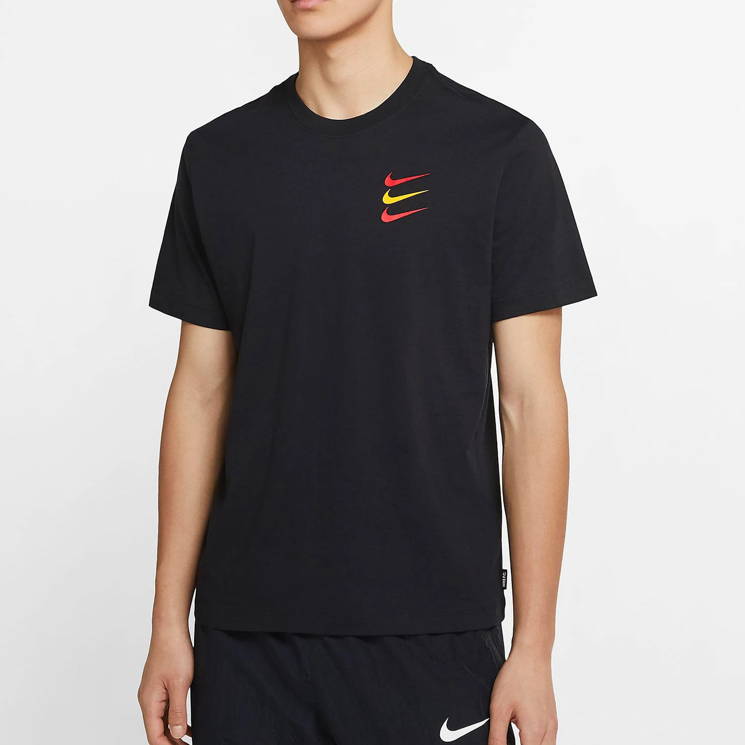 

Оригинальная мужская дышащая спортивная футболка Nike с большим логотипом и короткими рукавами CT8432-010