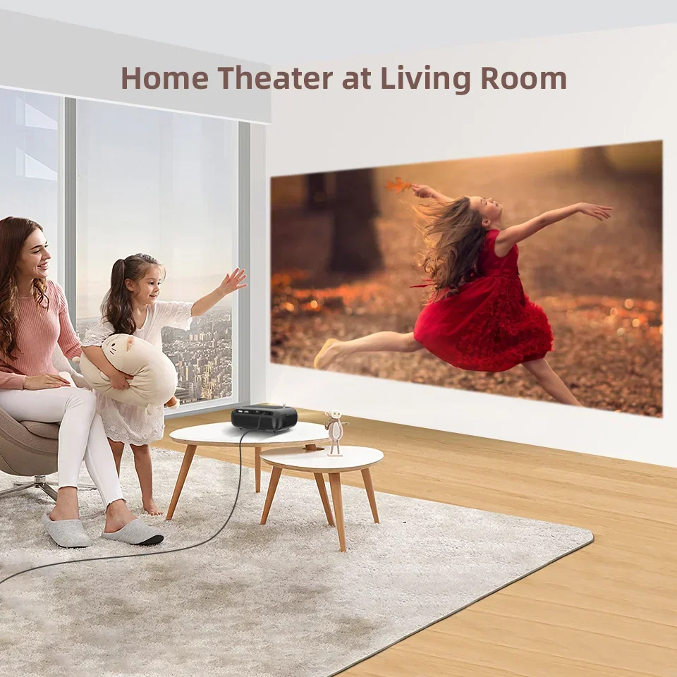 Remote Control Cost Effective Digital Zoom 3lcd 4k Cinema Mini Projector For Phone factory outlet