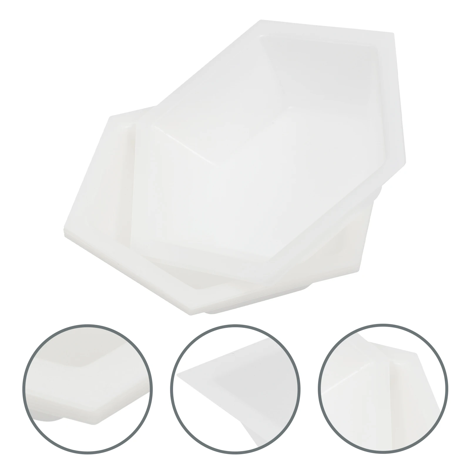 

10 Pcs Weighing Pan Sample Tray Balance Pans Ship Type Small Plastic Plates Lab Dishes