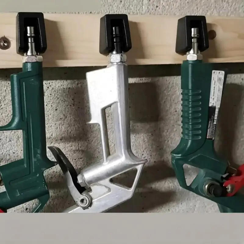 Space Saving Wall Hooks Pneumatic Tool Wall Mount Durability Plastic Organizers 4Pieces Wall Brackets for Workspaces M4YD