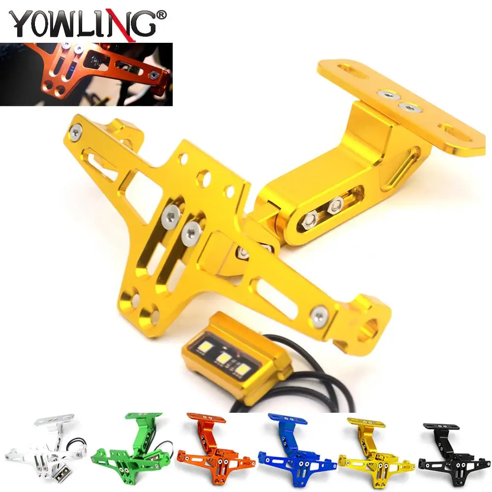 

motorcycle License Plate Bracket Holder For Honda CB 599 919 400 CB600 HORNET CBR 600 F2 F3 F4 F4i 900RR 250 400 VTR 250 PCX 125