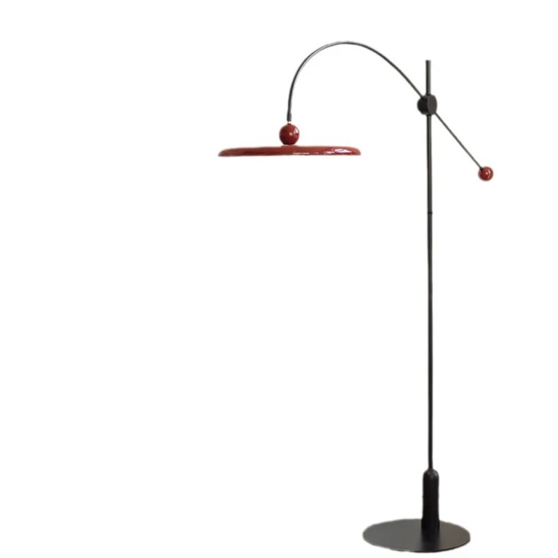 

Medieval retro style fishing living room sofa floor lamp French cream style advanced atmosphere lamp