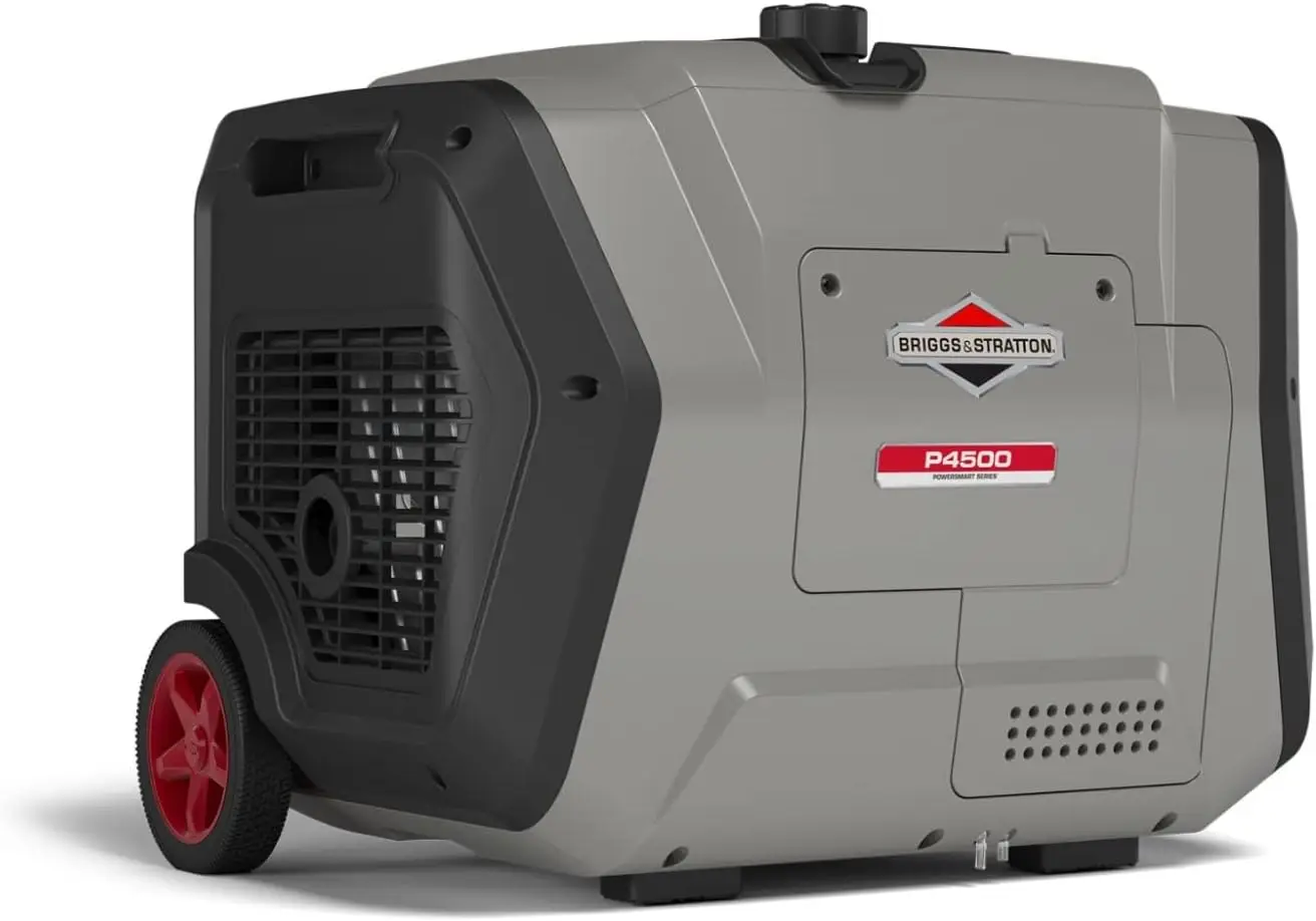 Briggs & Stratton P4500 Portable (030836) Generators, 4500-Watt, Gray/Red