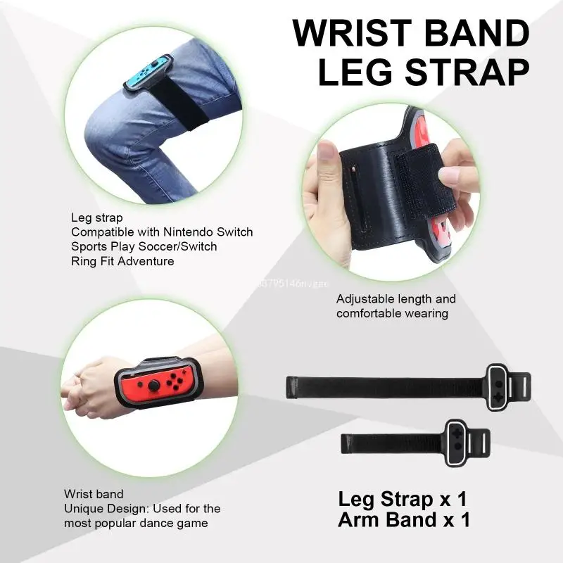 Sports New 12-in-1 Game Somatosensory Sports Accessories Set for w Tennis Racket Golf Club Sword Leg Wrist New Dropship